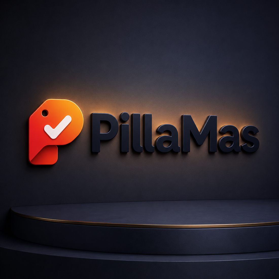 PillaMas — logotipo